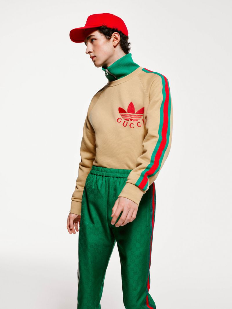 Adidas x Gucci for i-D editorial visual