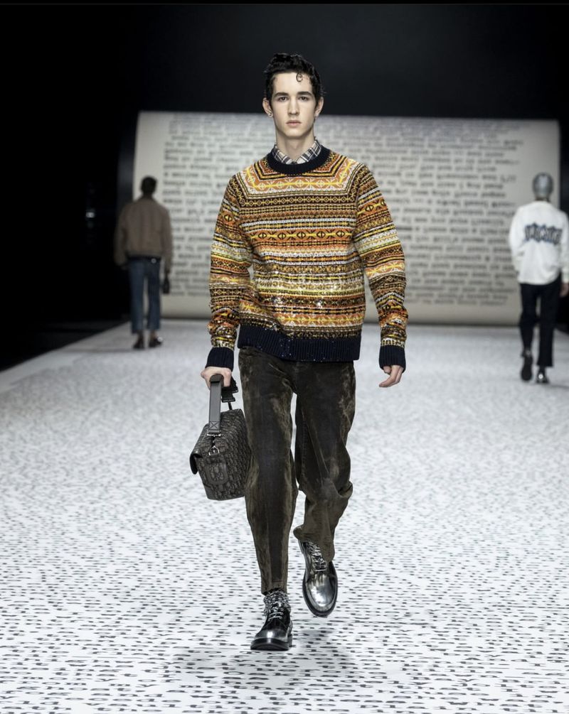 Dior Men Pre-Fall 2022 Show runway visual